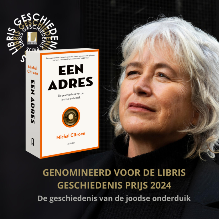 Een adres van Michal Citroen op de longlist van de Libris Geschiedenis Prijs