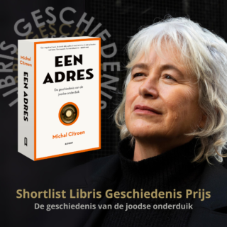 ‘Een adres’ van Michal Citroen op de shortlist van de Libris Geschiedenis Prijs